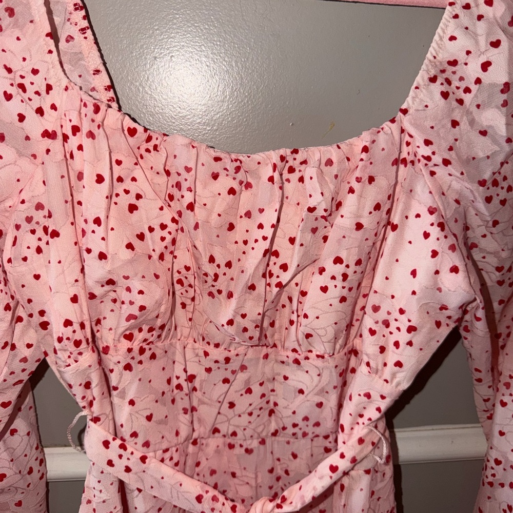 Blue Rain Valentines Day Dress Size Medium - Picture 5 of 7